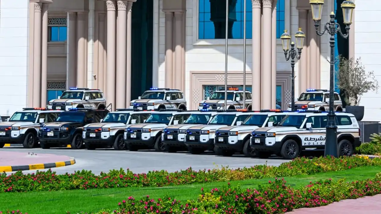 شرطة الشارقة تعزز أسطولها الأمني بـ 130 مركبة جديدة